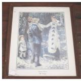 Framed print, 22 x 18