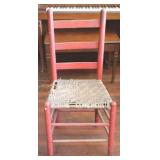 Primitive chair, 34.5 x 14.5