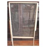 Wood frame screen, 50 x 26