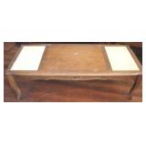 Vintage coffee table, 15 x 47.5