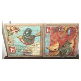 Pair of Wall Hangings - 10 x 10