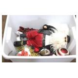 Tote w/ holiday items