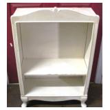 Painted Wood Bookshelf - 23 x 11 x 33
