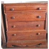 Wooden chest, 43 x 39