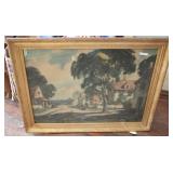 Framed picture, 24.5 x 30