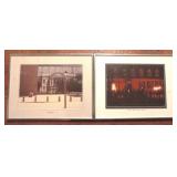 Pair Framed Prints - 18 x 20.5