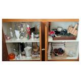 Cabinet lot of Christmas & more