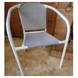 Metal & mesh arm chair