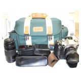 Canon EOS ElanII 35mm Camera w/ accessories