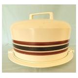 Metal Lid/Plastic Platter Cake Carrier