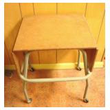 Wood/Metal Typewriter Stand - 26 x 15 x 16