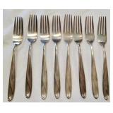 8 Reed & Barton Sterling Dinner Forks