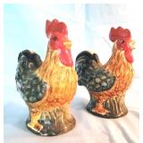 Rooster S&P Shakers, 4" tall
