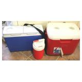 2 Coolers & Drink Jug