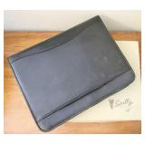 Scully leather padfolio in box