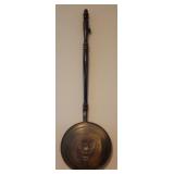 Brass Bed Warmer w/ Eagle