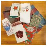 Lot of Holiday Linens