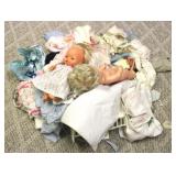 Lot of Assorted Vintage Doll Items