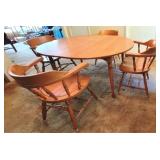 5 Pc dinette table set with leaf