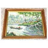 Oil on Board - 28 x 22