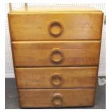 Mid Century 4 Drawer Chest - 40 x 31.5