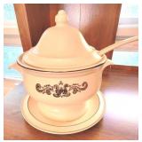 Pfaltzgraff Village Soup Tureen w/ ladle
