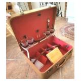 Incomplete Vintage Bar Set in Case