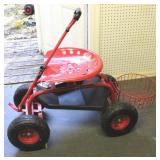 Garden Seat on Wheels - 31 x 24