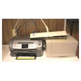 2 printers & Desk Lamp - untested