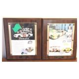 2 Nascar Wall Plaques - 13 x 11 each