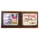 2 Nascar Wall Plaques - 11 x 13 each