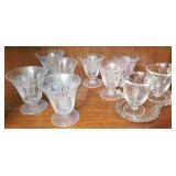 Fostoria Century Set & Etched Juice Glasses