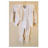 Vintage baby sweater onesie & sweater