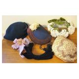 Vintage ladies hats