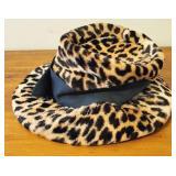 Leopard Hat & Pillbox hat