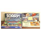 4 Vintage games - Sorry, Scrabble & more