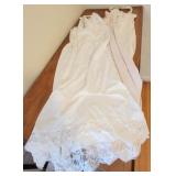 3 Vintage silk full slips