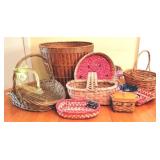 Group lot of baskets
