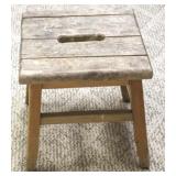 Wood Stool - 12 x 12