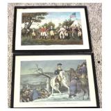 Pair Framed Prints - 12 x 16.5