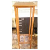 Tall Wood Stand - 54.5 x 18 x 18