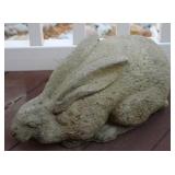 Concrete Rabbit 9.5 x 18 inches