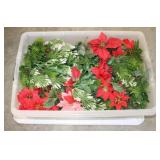 Christmas Decorations Plastic Tote