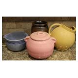 4 Pc vintage pottery items
