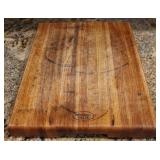 Wooden cutting board, 16 x 12