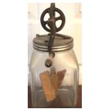 Dazey No 4 Quart Glass Churn