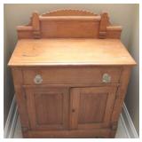 Vintage Washstand with glass pulls