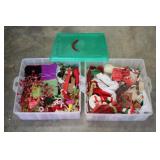 Christmas Decorations Plastic Tote (2)