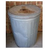 Metal Trashcan 26.5 x 21