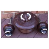 Ceramic Insulators 3pc Lot